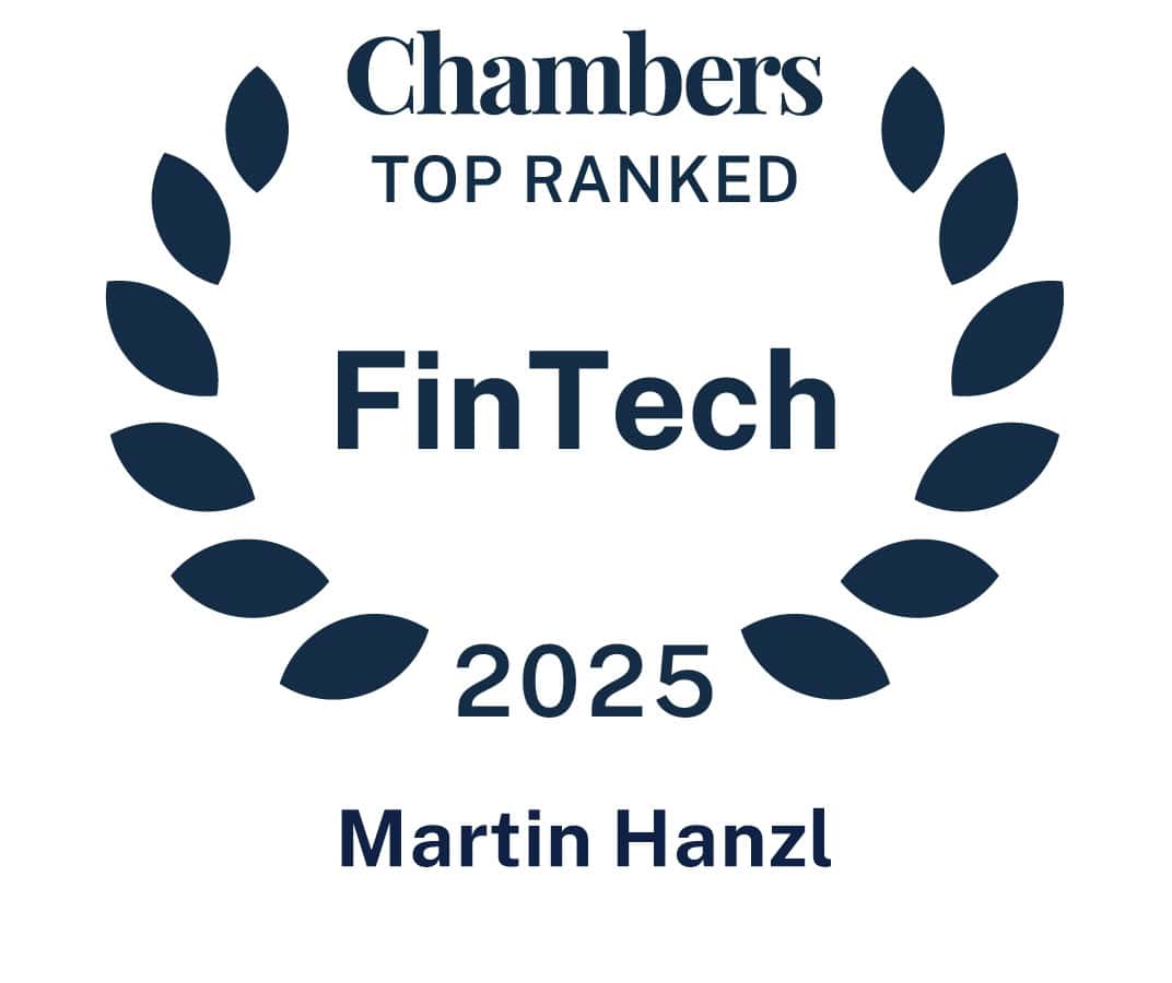 Chambers finTech Guide Austria 2025 Martin Hanzl Band 1 Lawyer