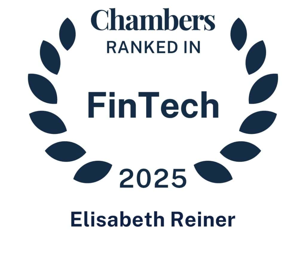 Chambers Fintech Ranking 2025 Up and Coming Lawyer Elisabeth Reiner EY Law 